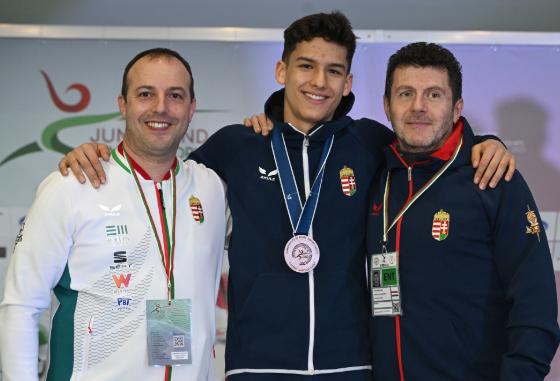 Rubin Mattia bronzérmes a kadet VB-n Rubin Mattia bronzérmes a kadet VB-n
