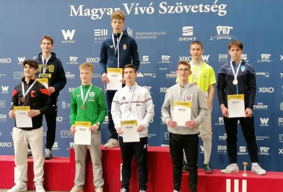 Bronzérmet szerzett Szabó Bálint vívónk Bronzérmet szerzett Szabó Bálint vívónk