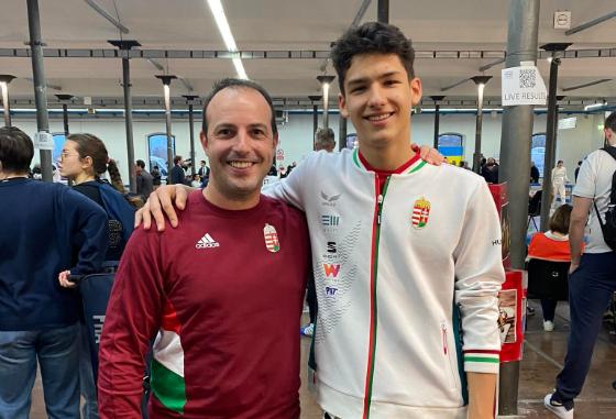 Rubin Mattia ezüstérmet szerzett a magyar válogatottal Rubin Mattia ezüstérmet szerzett a magyar válogatottal
